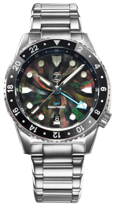 Zelos Mako GMT Mosaic MOP
