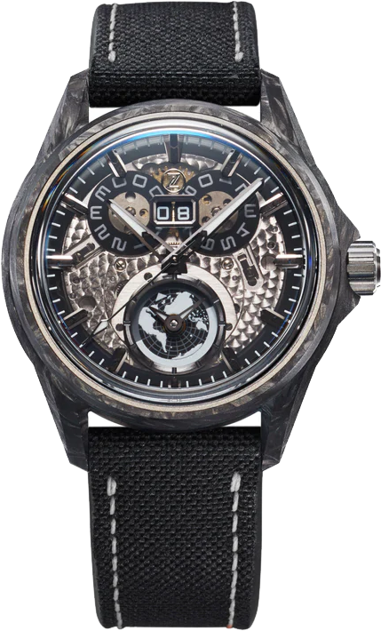 Zelos Spearfish Dual Time Carbon Moonscape