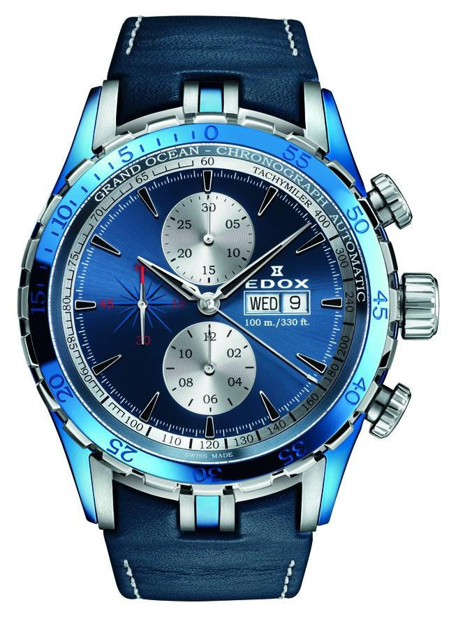 Edox Grand Ocean Chronograph Automatic 01121 357B BUIN