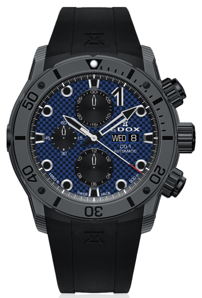 Edox Chronoffshore-1 Carbon Chronograph Automatic 01125 CLNGN BUNN