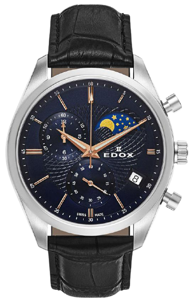 Edox Les Bemont Chronograph Moon Phase 01655 3 BUIR