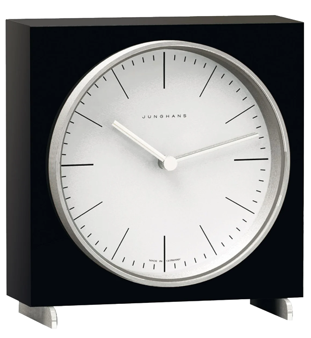 Junghans Max Bill Radio Controlled Table Clock 383/2202.00