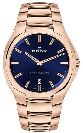 Edox Les Bémonts Ultra Slim Date Automatic 80114 37R BUIR