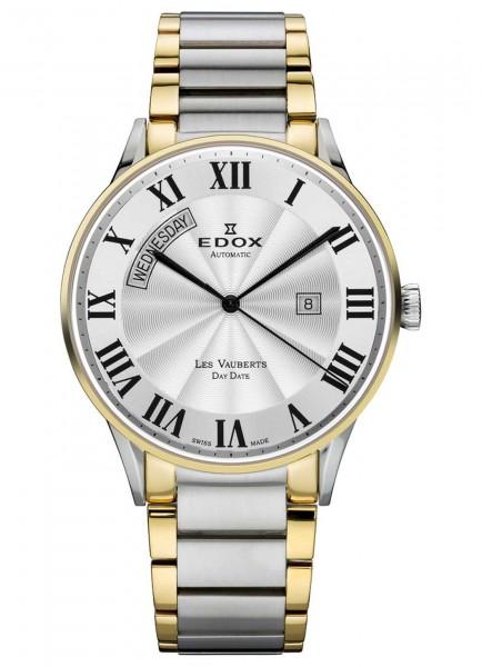 Edox Les Vauberts Day Date Automatic 83011 357J AR
