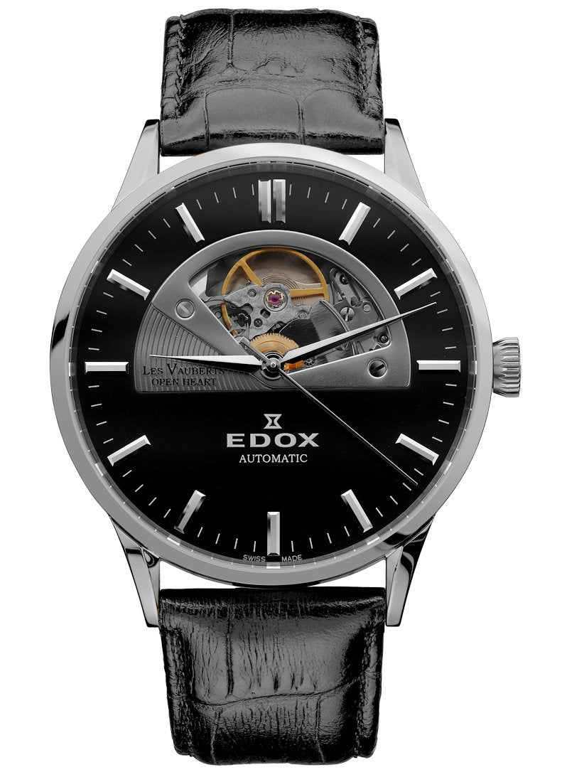 Edox Les Vauberts Open Heart Automatic 85014 3 NIN