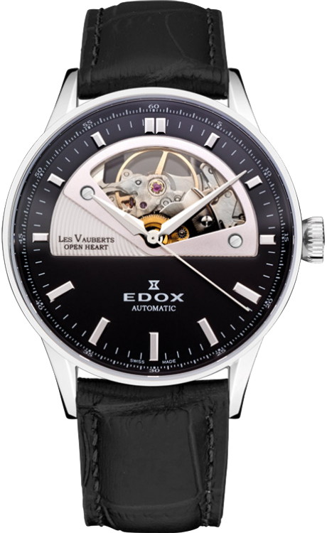 Edox Les Vaubert Open Heart 85019 3N NIN