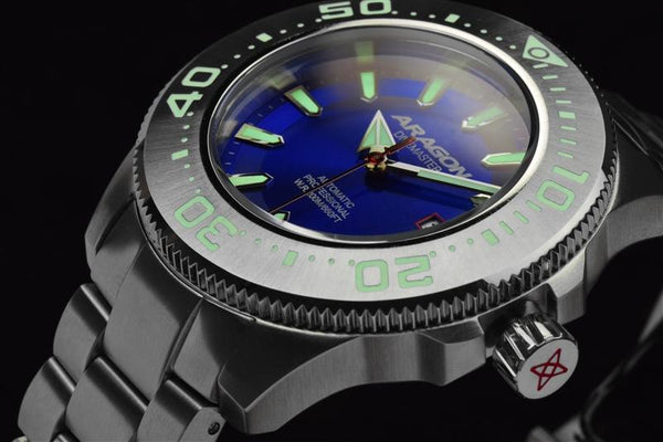 ARAGON Divemaster NH35 Bracelet Watch 50mm A057BLU