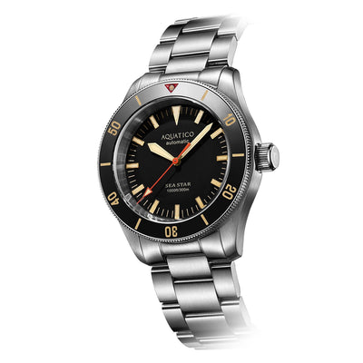 Aquatico Sea Star V2 Black Ceramic Bezel
