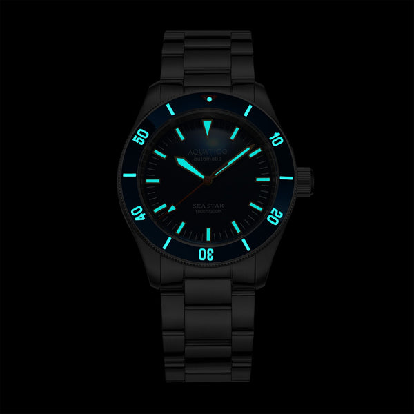Aquatico Sea Star V2 Blue Ceramic Bezel