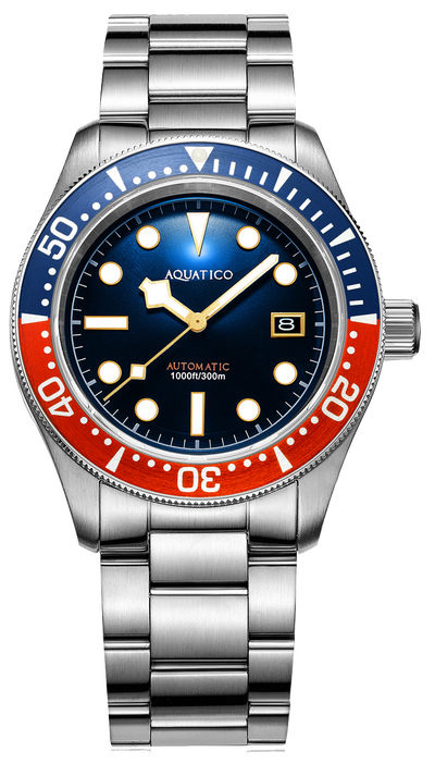 Aquatico Sea Star V2 Blue Pepsi Bezel Snowflake