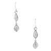 Barse Dually Noted Earring- White Howlite