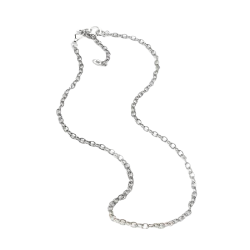 Barse Oxidized Silver Link Chain