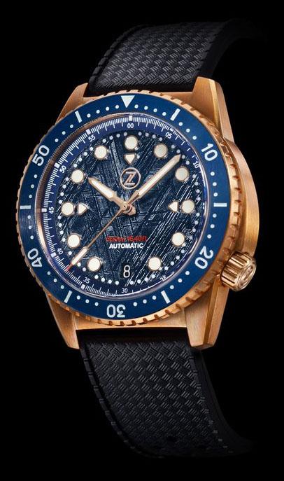 Zelos V2 Mako 500 Bronze Blue Meteorite