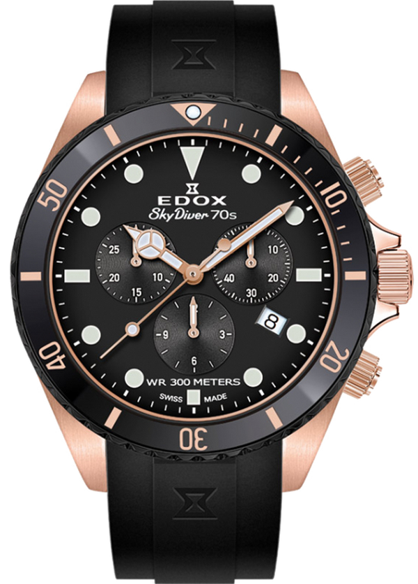 Edox Skydiver Chronograph 10238 37RNNCA NI