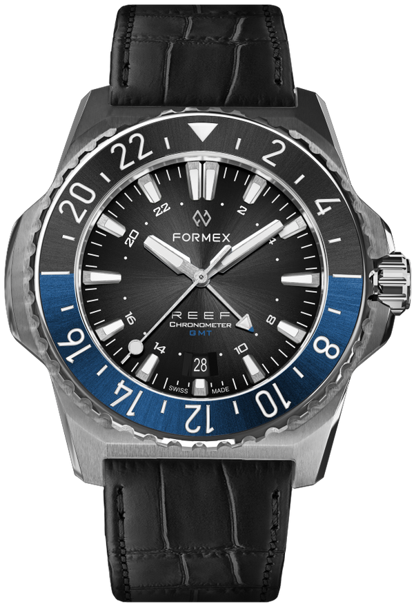 Formex REEF GMT Black and Blue Bicolor Ceramic Bezel