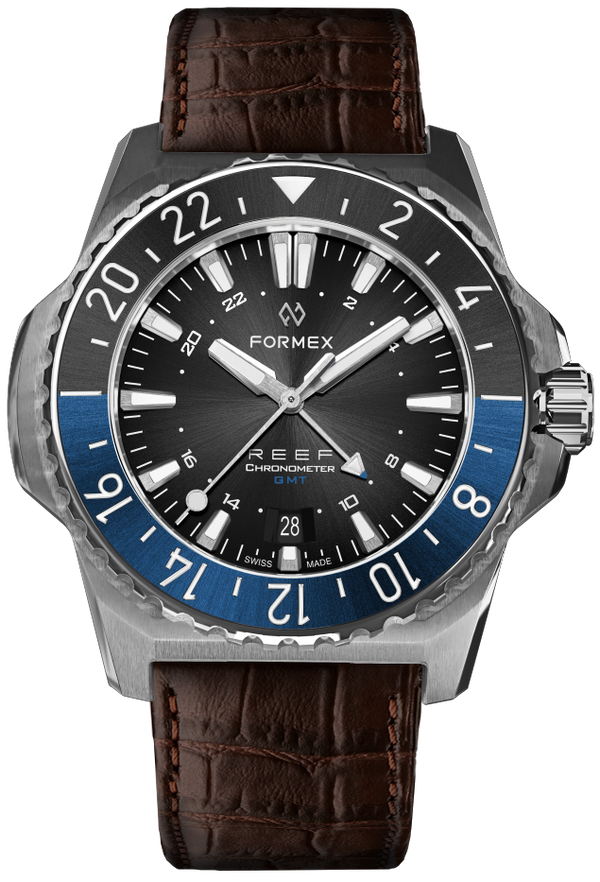 Formex REEF GMT Black and Blue Bicolor Ceramic Bezel