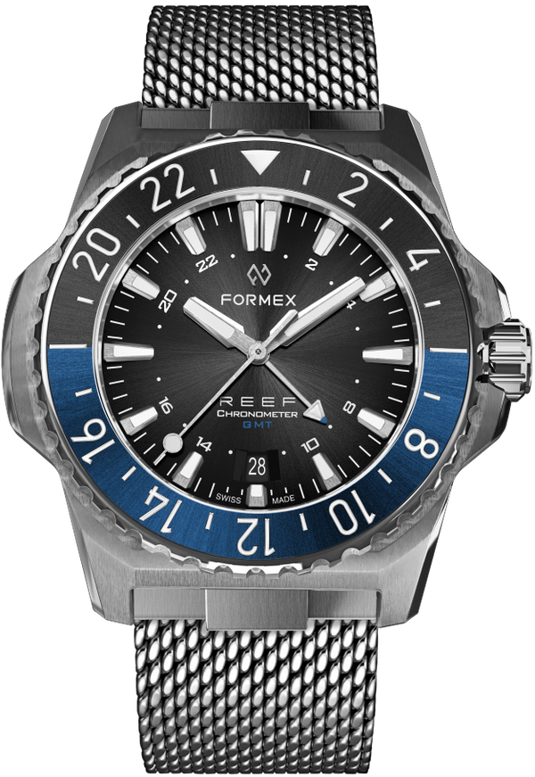 Formex REEF GMT Black and Blue Bicolor Ceramic Bezel