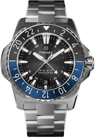 Formex REEF GMT Black and Blue Bicolor Ceramic Bezel