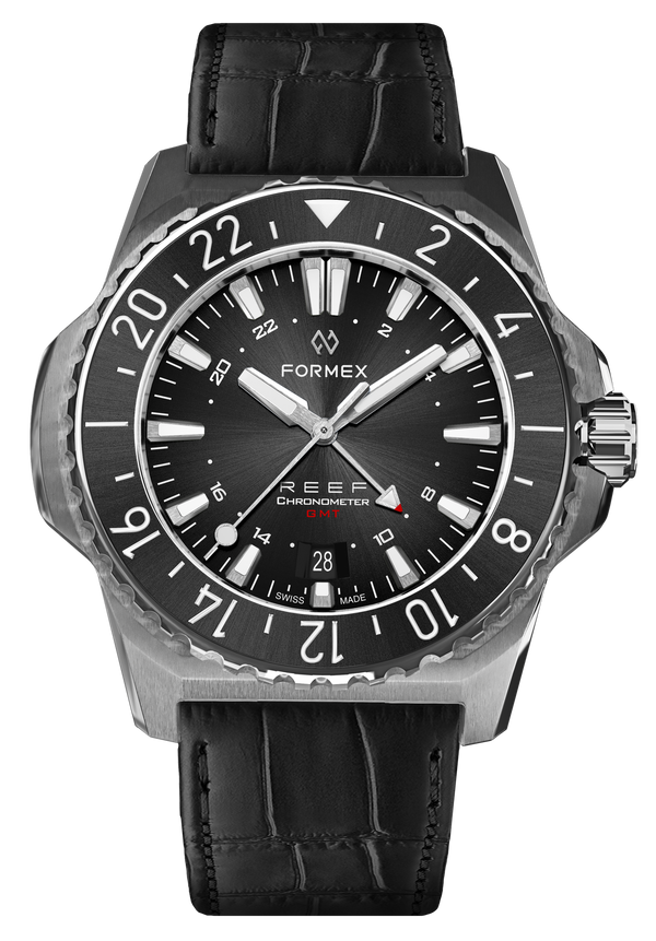 Formex REEF GMT Black and Red Black Ceramic Bezel