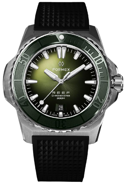 Formex REEF Automatic Chronometer 300m Green Rubber