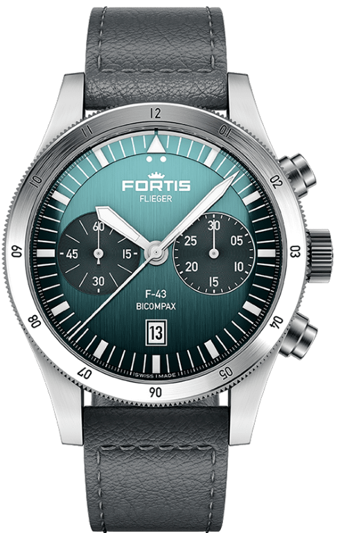 Fortis Flieger F-43 Bicompax Petrol