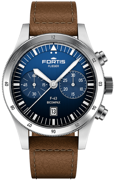 Fortis Flieger F-43 Bicompax Liberty Blue