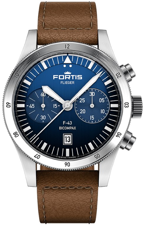 Fortis Flieger F-43 Bicompax Liberty Blue