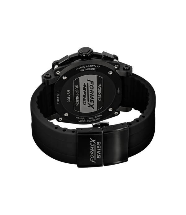 Formex Pilot Quartz Chronograph Silver Black