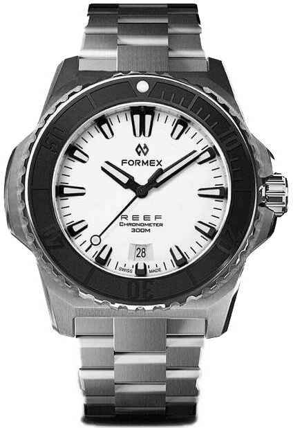 Formex REEF Automatic Chronometer 300m White Black Steel