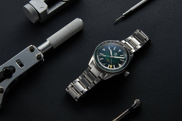 Zelos Horizons GMT Stainless Steel Bracelet