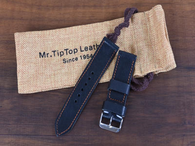 Mr. TipTop Straps Black 24mm MRT007