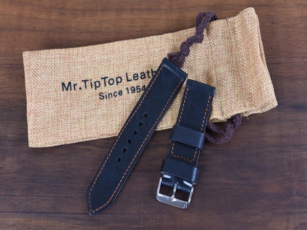 Mr. TipTop Straps Black 24mm MRT007