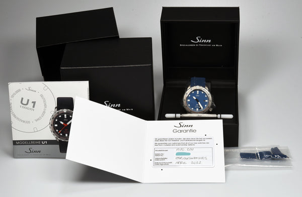 Sinn U1 B Silicone 1010.031 (Pre-owned)
