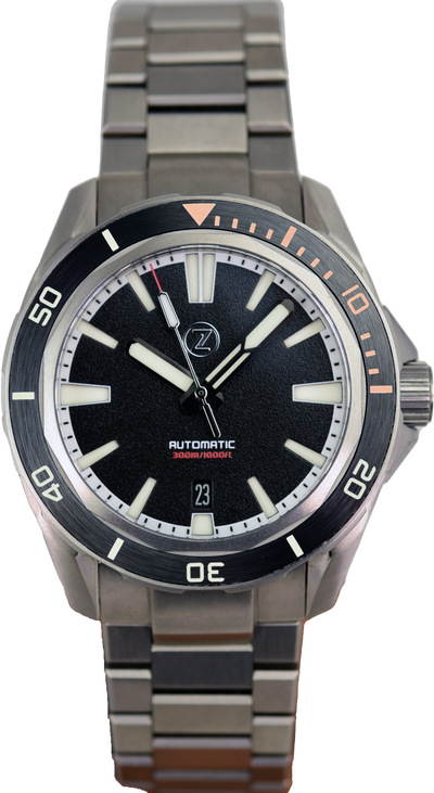 Zelos Swordfish TI 42mm Calypso Orange (Pre-owned)