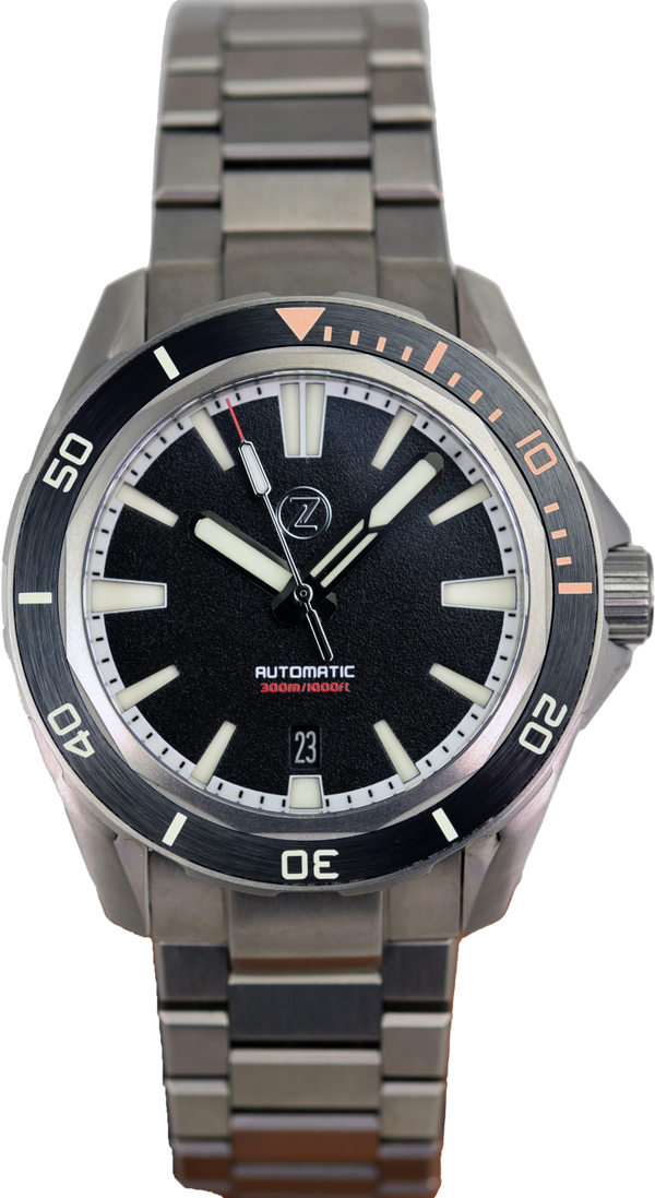Zelos Swordfish TI 42mm Calypso Orange (Pre-owned)