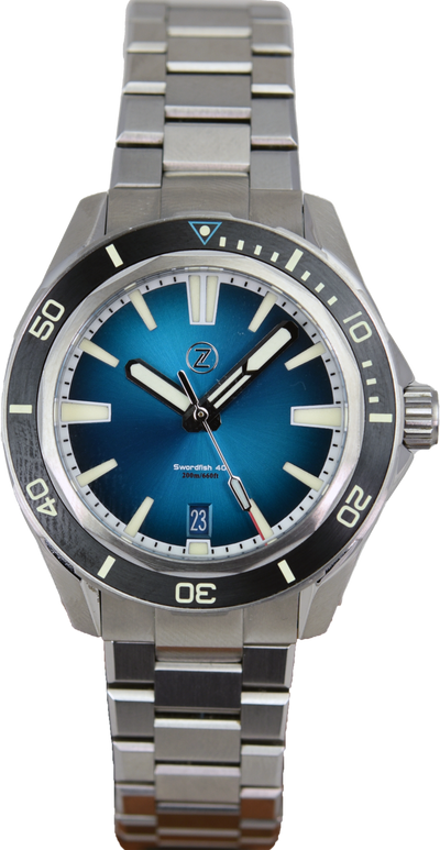 Zelos Swordfish 40mm Teal (Pre-owned)