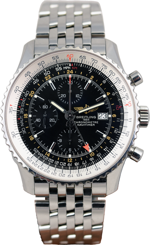Breitling Navitimer Chronograph GMT 46 A24322121B1A1 (Pre-owned)