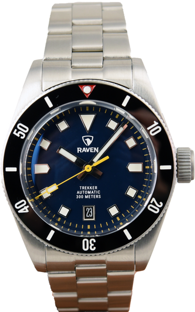 Raven Custom Trekker - Blue Dial / Black Bezel (Pre-owned)