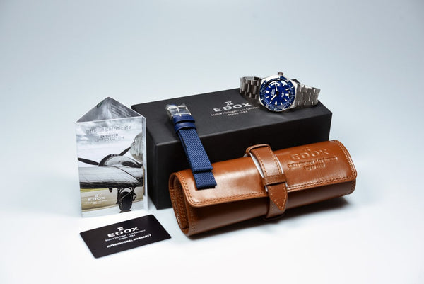 Edox SkyDiver Limited Edition 80126 3BUN BUIN (Pre-owned)