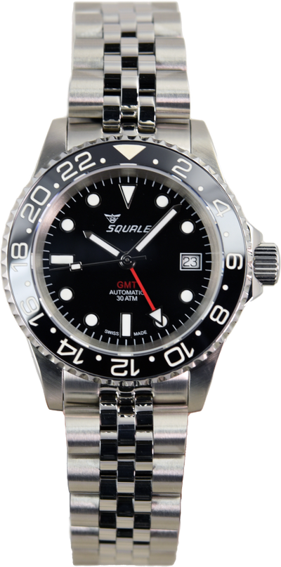 Squale 30 Atmos GMT 1545 Black Bezel (Pre-owned)