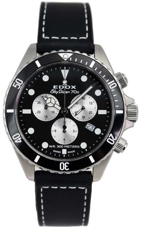 Edox Skydiver Chronograph 10238 3NC NIA (Pre-owned)