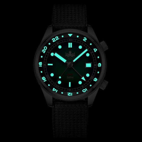 PHOIBOS EAGLE RAY GMT 300m Compressor PX023B
