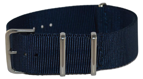 Nylon bandje navy Premium