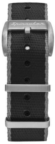 Spinnaker Seat Belt Grey/black strap 22mm