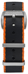 Spinnaker Seat Belt Orange/Black strap 22mm