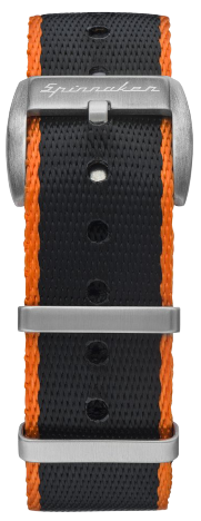 Spinnaker Seat Belt Orange/Black strap 22mm