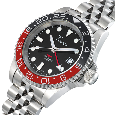 Squale 30 Atmos GMT 1545 Coke Bezel