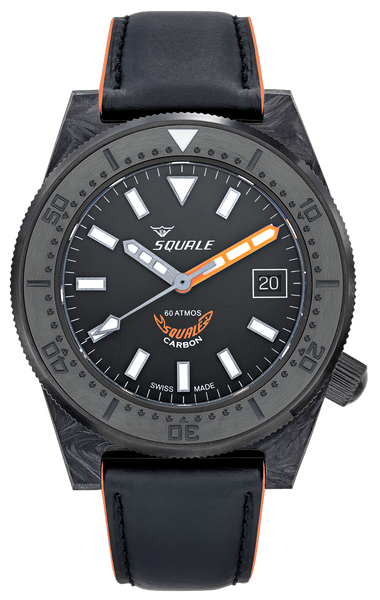 Squale 60 Atmos T 183 Forged Carbon Orange T 183FCOR
