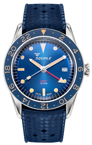 Squale Sub-39 GMT Vintage Blue SUB-39GMTB.HTB