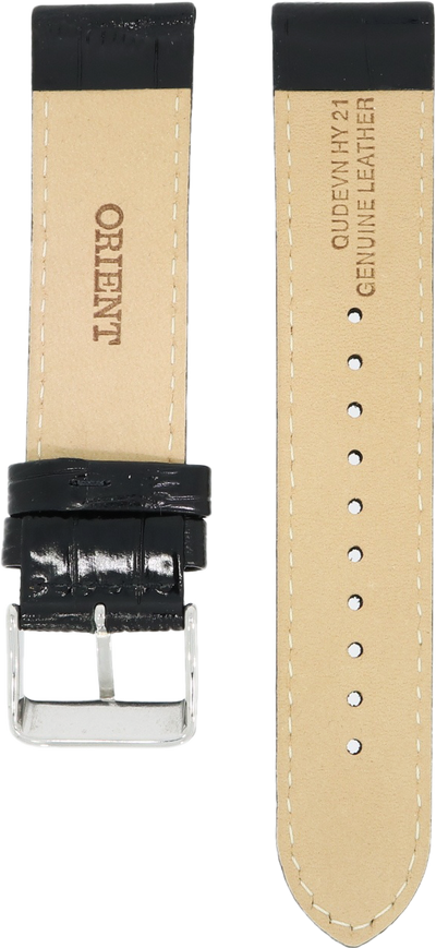 Orient Black Leather Strap 21mm UDEVNSB